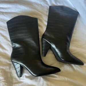 ASOS Black Heeled Boots